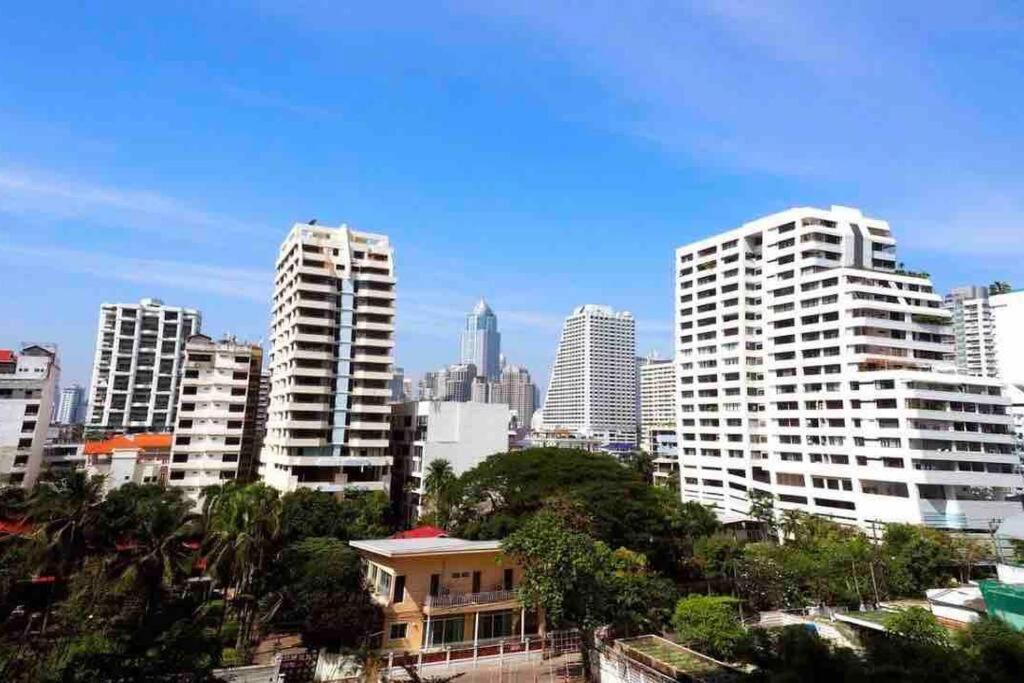 Stylish 1 Bedroom, Nice Pool,Bts Asok, Sukhumvit กรุงเทพมหานคร ภายนอก รูปภาพ